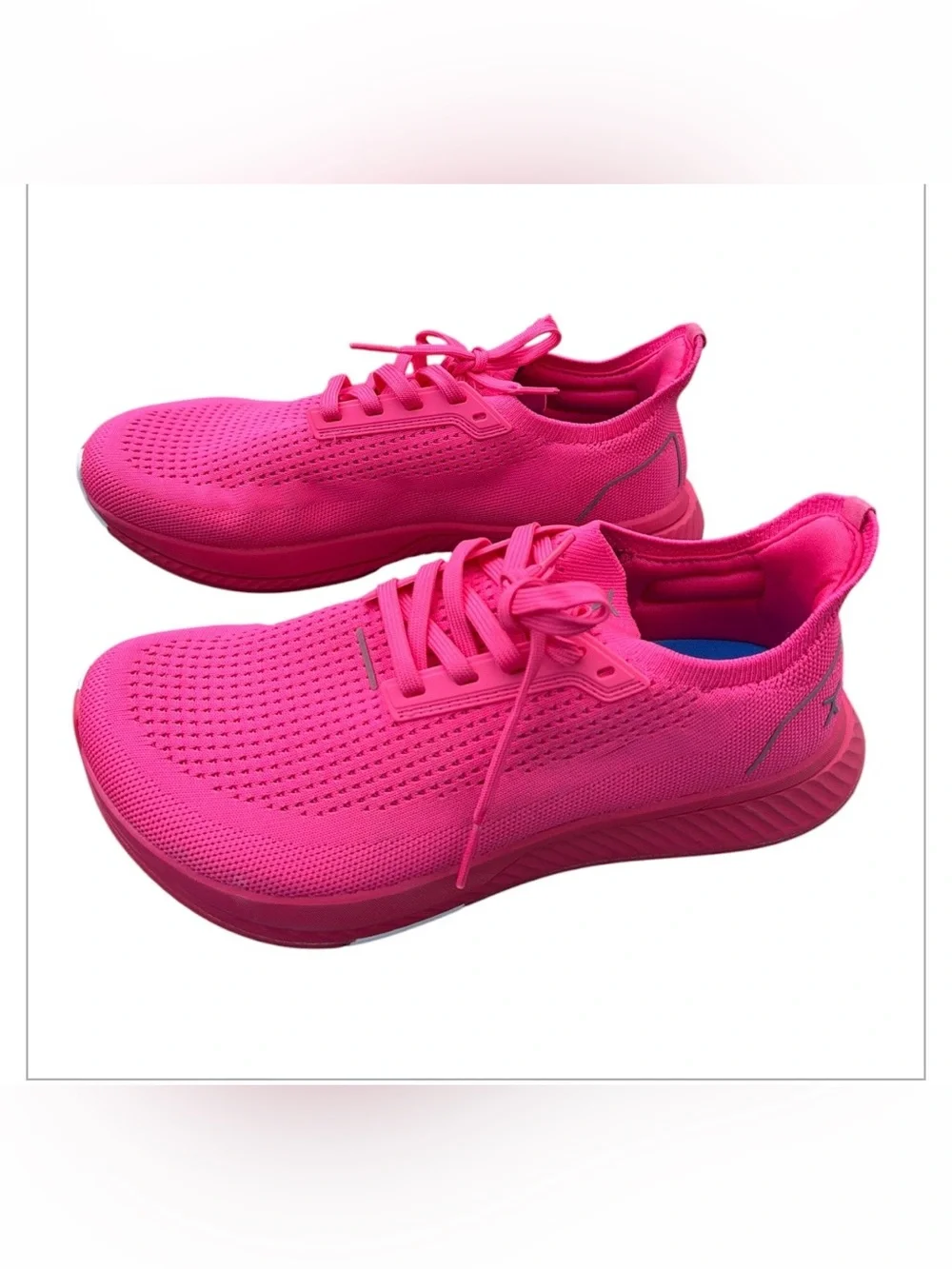 Flux Footwear Adapt Runner NEON Pink M7 Women 8.5 Athletic Knit Shoes Sneakers